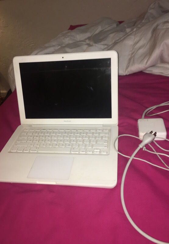 Mac book. 2009 with charger. Just need software cd