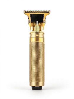 Gold Electric Hair Beard Trimmer, T-Blade
