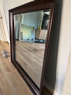 Brown mirror about 40x36