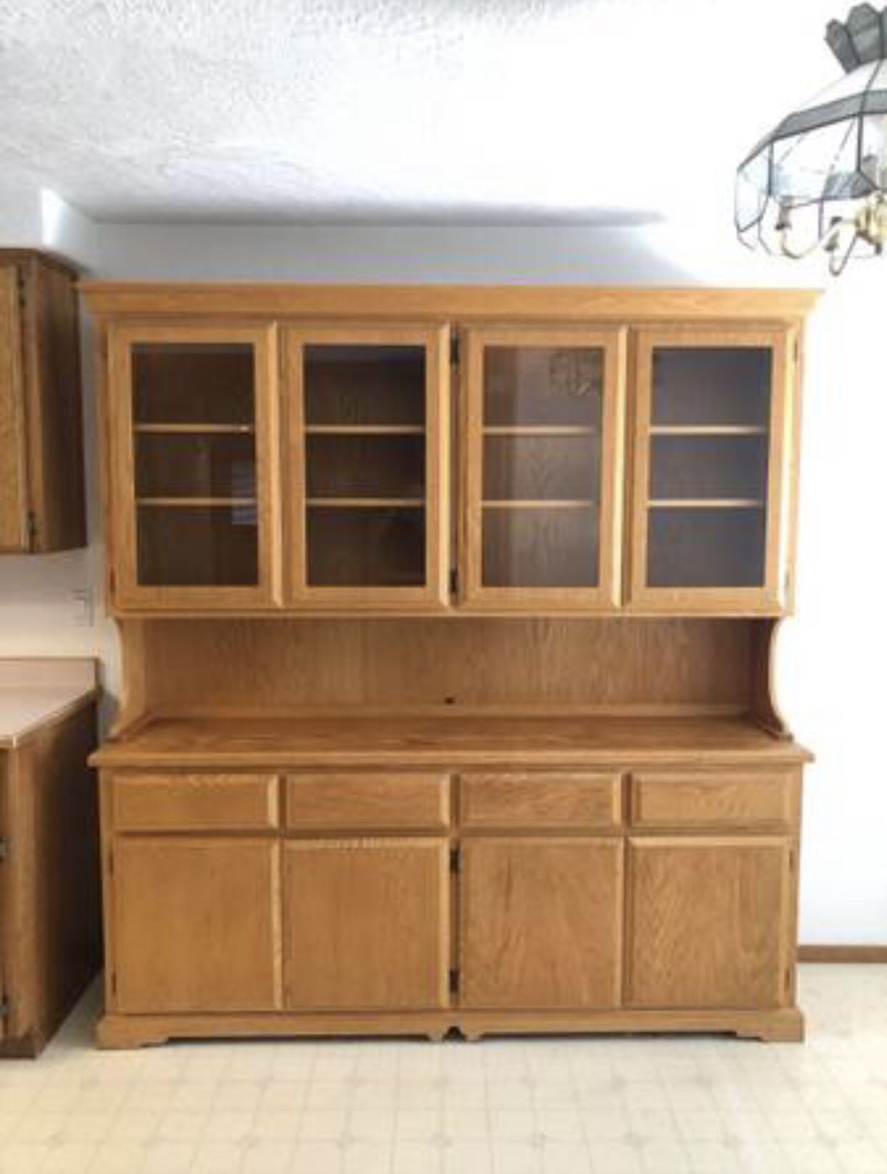 Two-Piece Blonde Dining Room Hitch For Sale