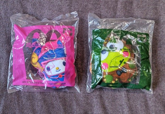 McDonald's Yu-Gi-Oh x Hello Kitty - My Melody & Keroppi Mini Figures 2024 *NEW*