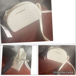 White Round Cross Body Tommy Hillfiger New 