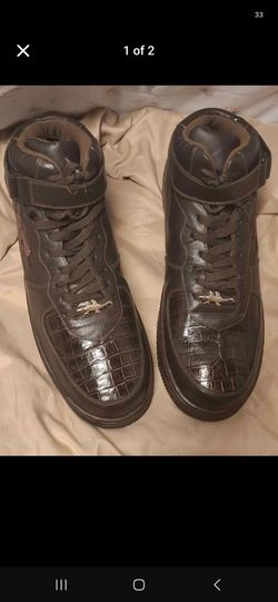 Size 12 and 13 high quality alligator and leather  men's shoes