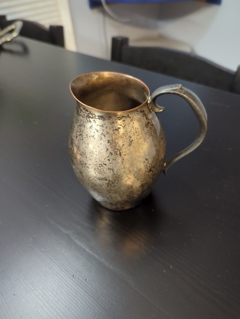 1(contact info removed) Vintage Paul Revere Reproduction Creamer Pitcher