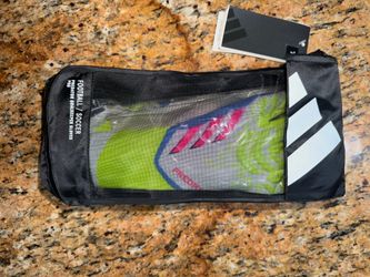 adidas Predator Goalkeeper Soccer Gloves Size 7 White Green Blue Pink Latex