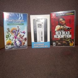 Nintendo Switch Games And Case