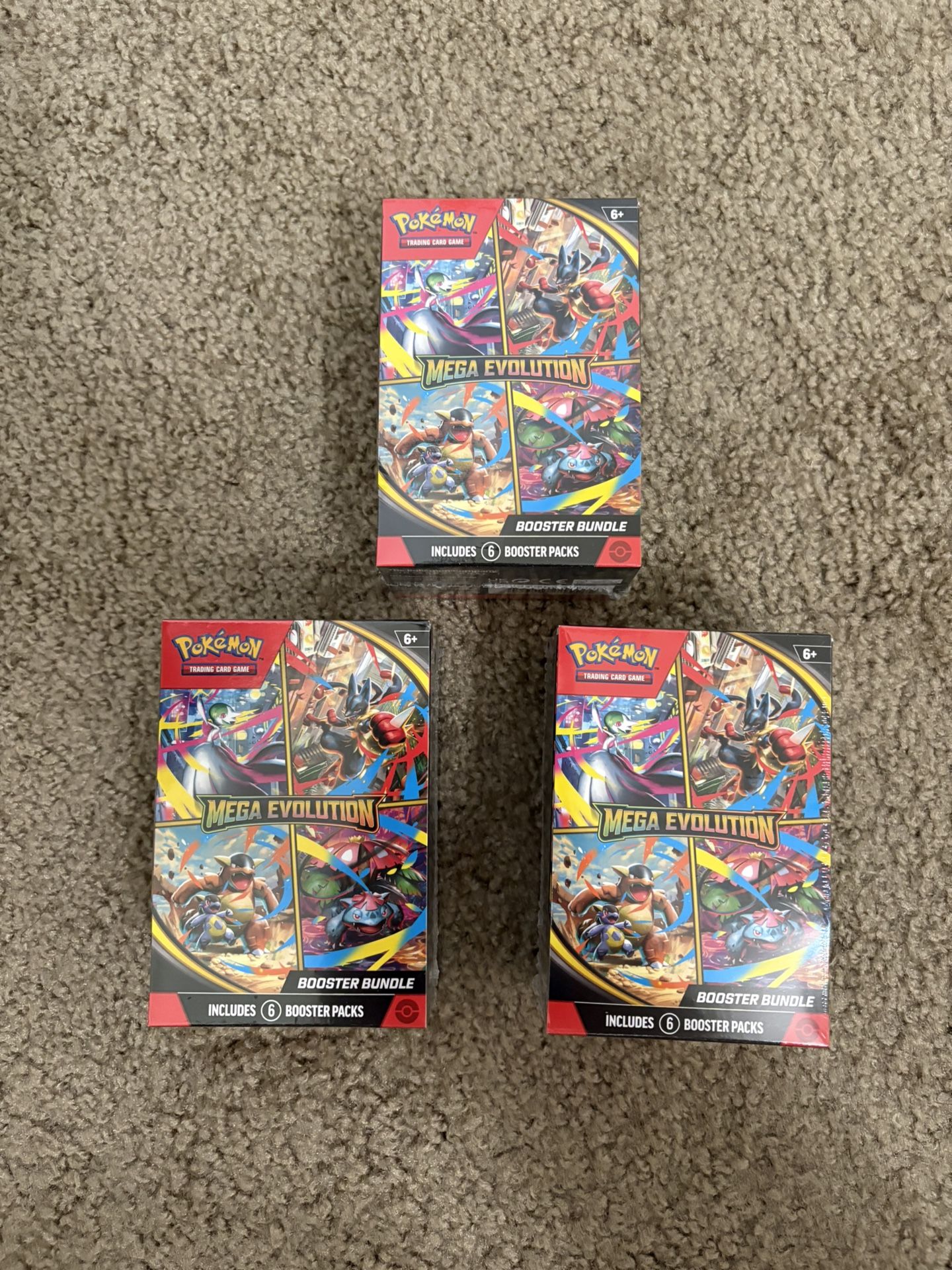 Pokemon Mega Evolution Booster Bundle - 6 Packs
