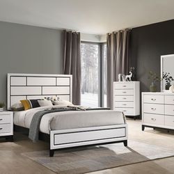 Queen Bedroom Set On Sale For A Limited Time It Includes Dresser, Mirror,nightstand,queen Bed frame 
