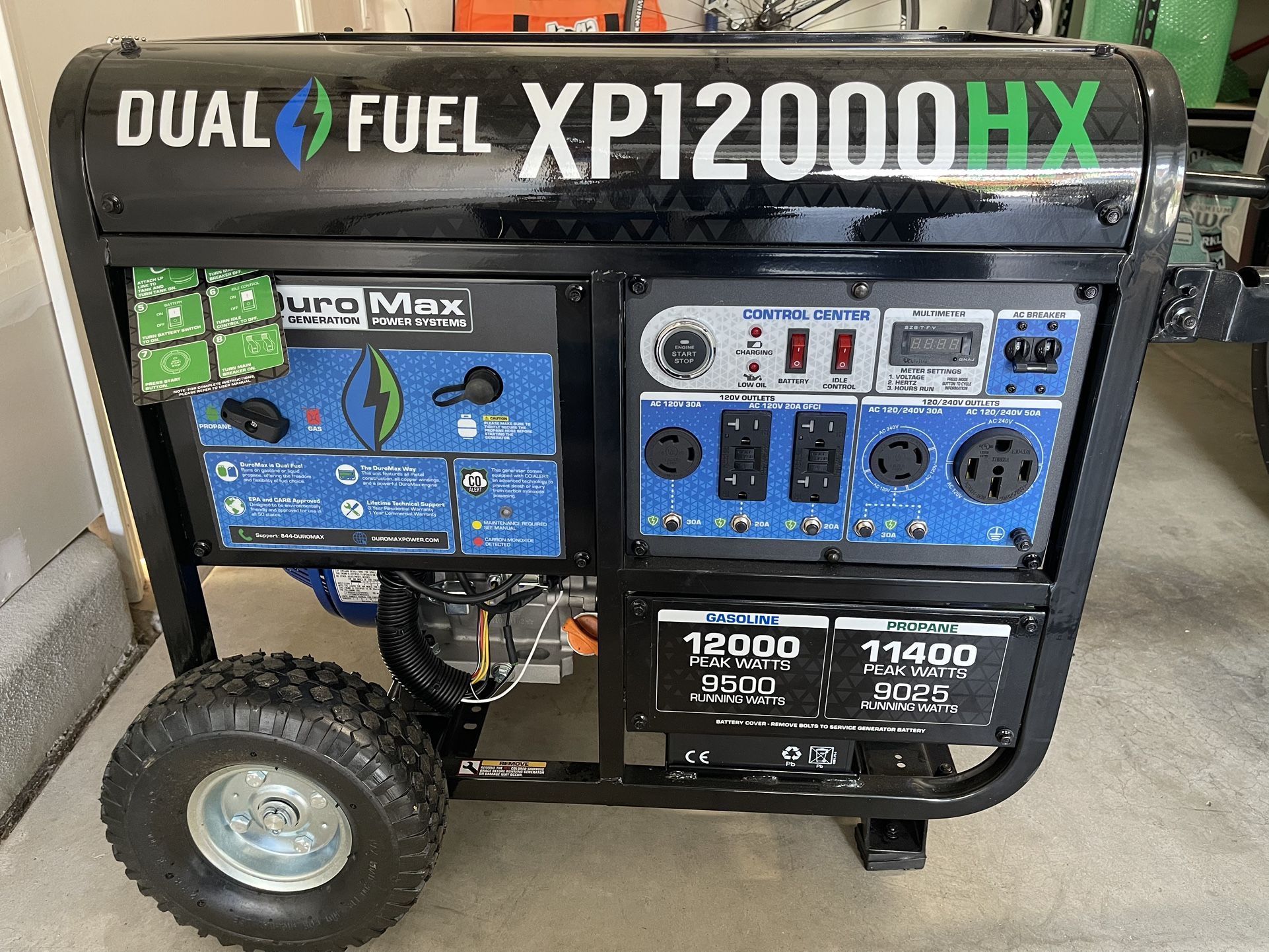 Generator: Dual Fuel XP12000HX
