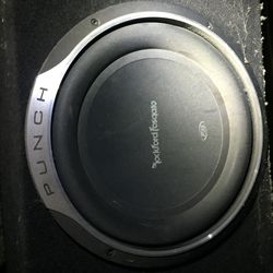 Rockford Fosgate Sub In Box