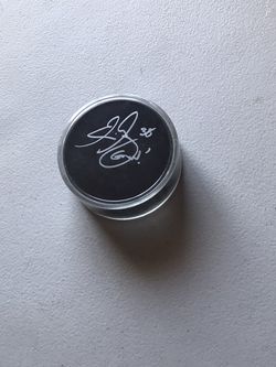 Eric Gagne Autographed Hockey Puck “Goon!”