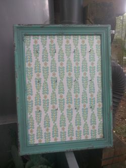 Francesca's Farmhouse wood wall plaque with metal