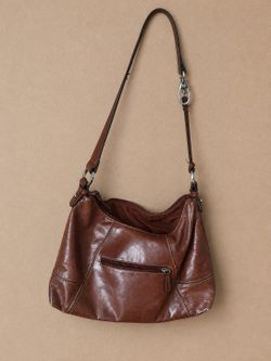 Giani Bernini Brown Hobo Shoulder Bag Y2K Purse