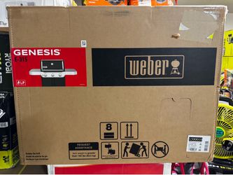 Weber genesis grill E315 with cast iron grates
