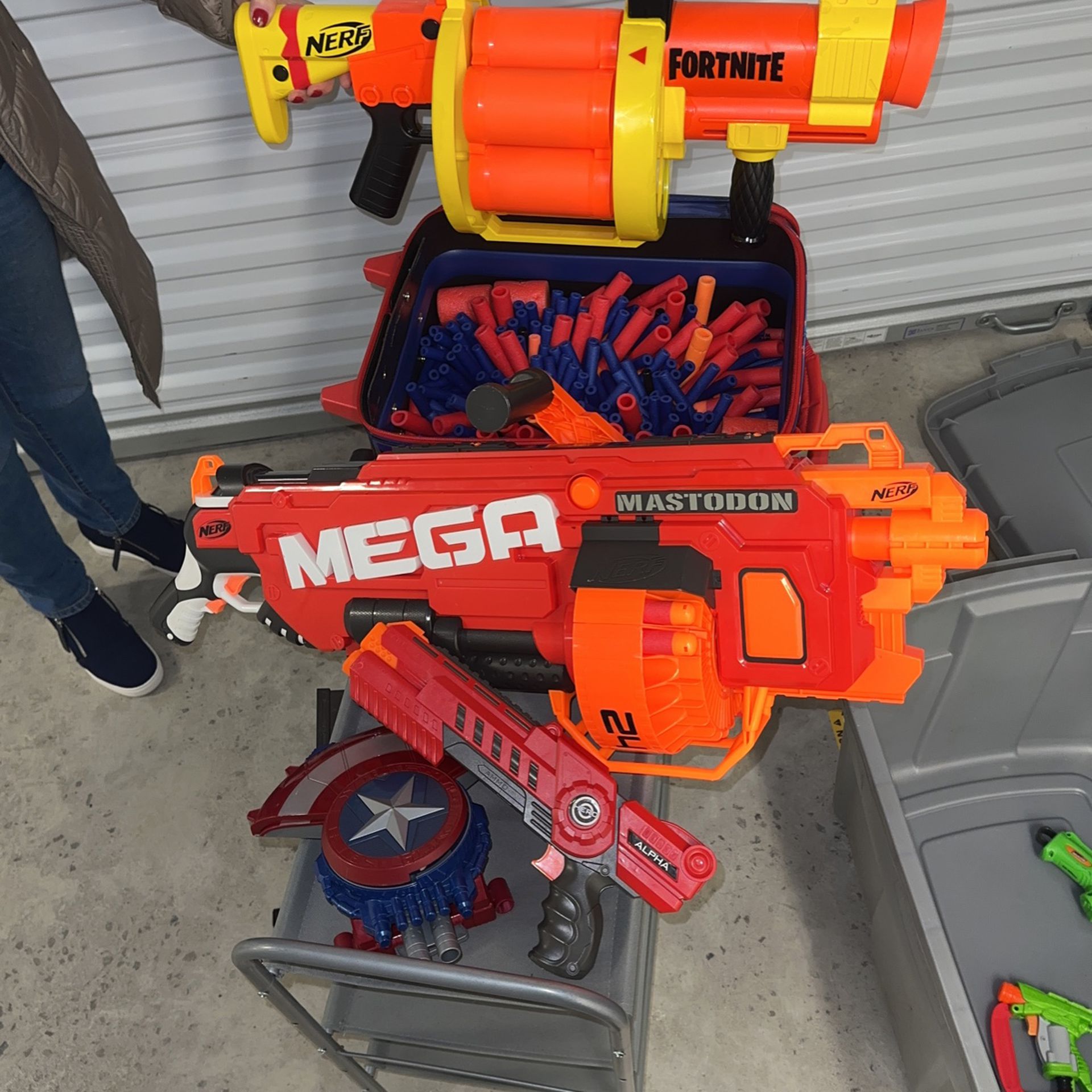 Nerf Gun Set With Nerf Darts