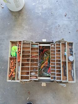 Fishing Tackle Box And All Tackle