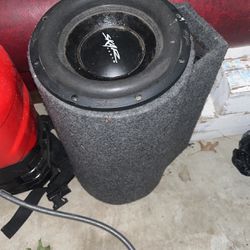 8 Inch Skar Speaker Sub in Bazooka Tube