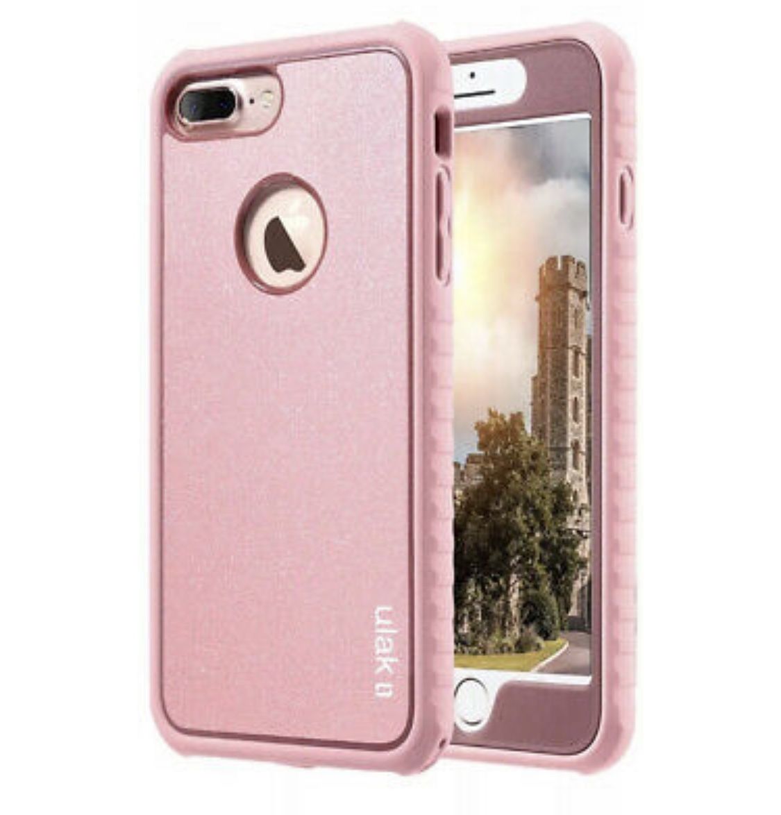 New In Box, iPhone 8 Plus, Pink Shockproof