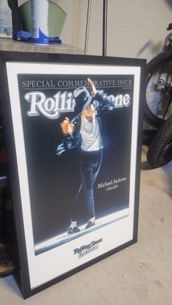 Rolling Stone Michael Jackson Commemorative Framed Print
