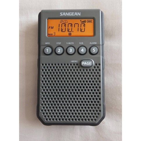 Sangean AM/FM/NOAA Weather Alert Pocket Radio