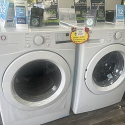Happy Mother’s Day/ Stackable 27”wide Front Load Washer & Electric Dryer Now Only $999 Was$1800
