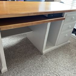 Stone Creek Desk And Coordinating File Cabinet