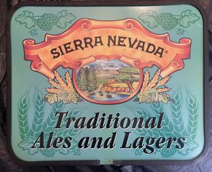 Sierra Nevada Brewing Advertising Beer Sign Ale Lager Vintage Style Lighted