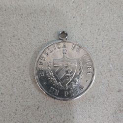 1934  Cuban peso  real nice condition