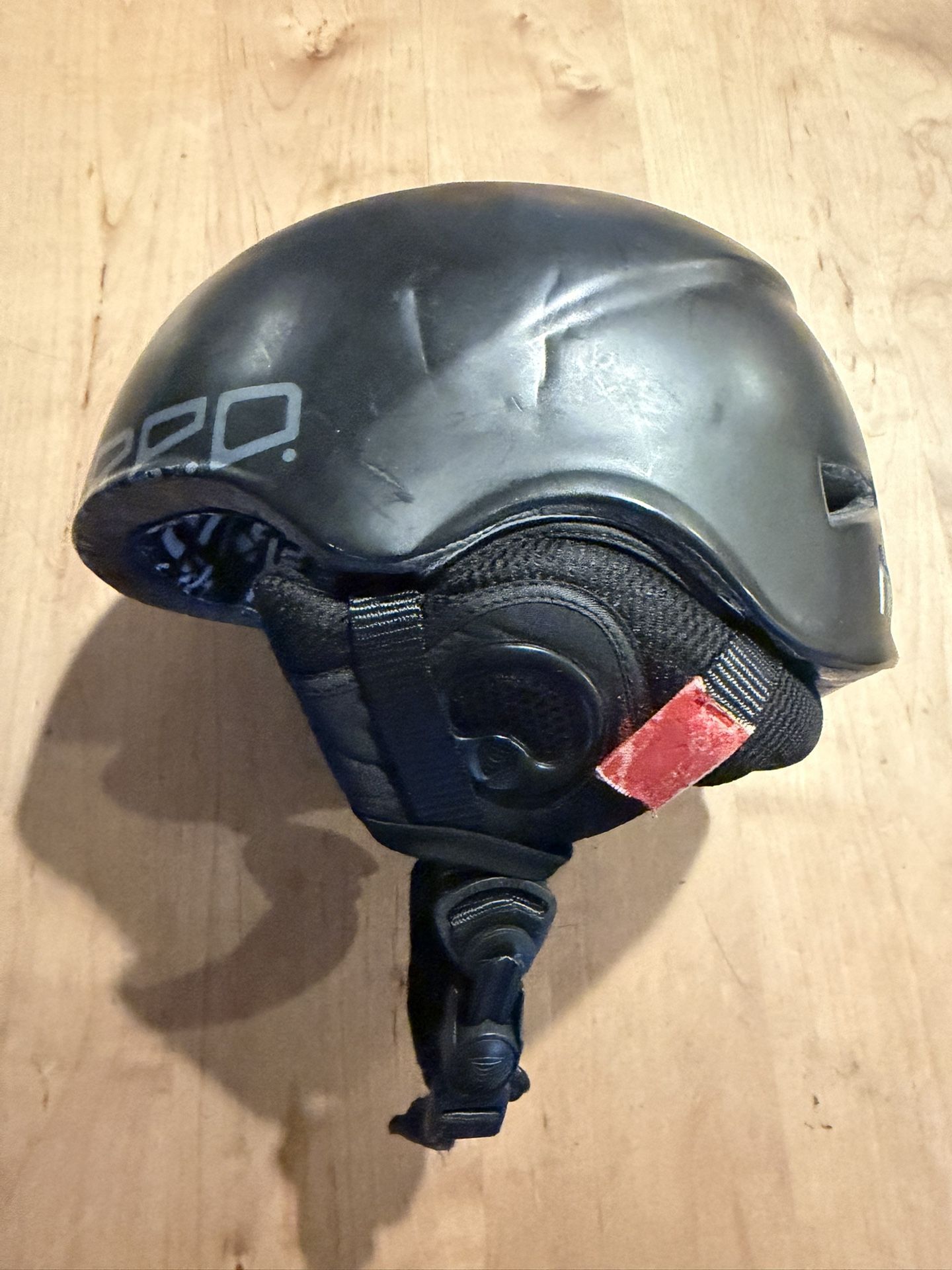 Red Hi-Fi Ski Snowboard Helmet Size Medium Very Good Condition!