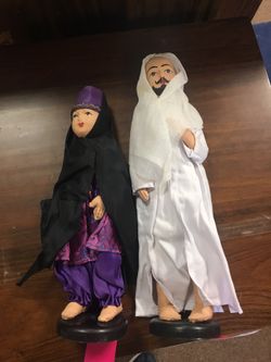 Middle Eastern Male and Female Doll