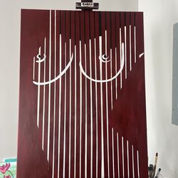 Oil painting- fragments of her 30x40