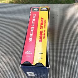 Classic Vintage John Be lush I Collection VHS “ The blues Brothers And Animal House  First Dual Pack Release 1980 ! Collector Items !! 