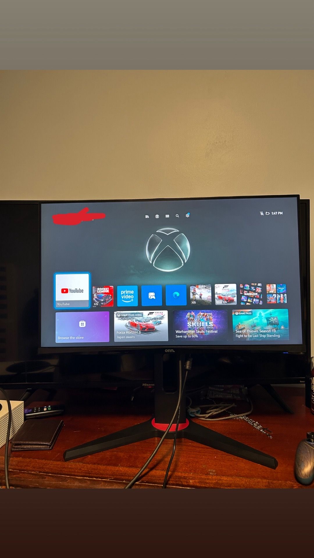 onn. 24” Gaming Monitor HDMI 60Hz Tested Works Great