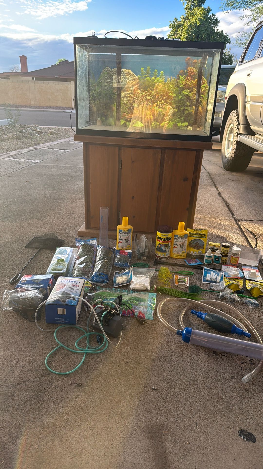 30 Gallon Fish Tank Setup And New Parts!!!