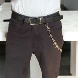 Spiked Pants Chain for Men Women,Jeans Chain,Keys Chain,Biker Wallet Chain,Streetwear Punk Hip Hop Unisex Style