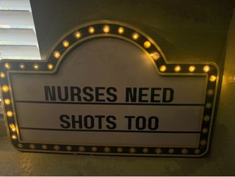 Marquee Bottle Service Sign