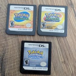 Authentic Nintendo Ds Pokémon Games Bundle 