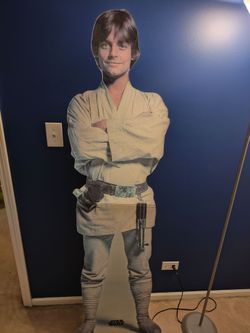 Vintage 1993 Luke Skywalker - Star Wars Cardboard Cutout Standee #110 Advanced Graphics Star