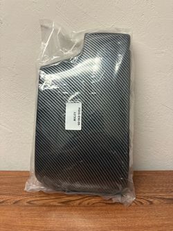 BMW E90 Center Console Arm Rest Carbon Look Design Cover *FLAWED*