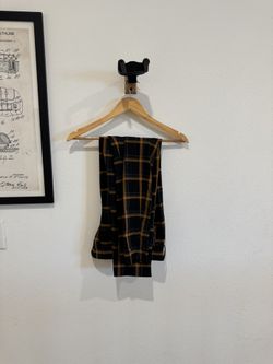 Zara Men’s Patterned Dress Pants – Slim Fit, Size 31