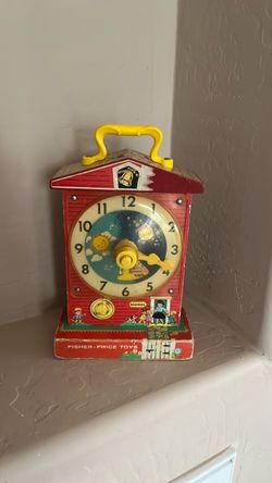 Fisher-Price Toys Vintage Musical Teaching Clock