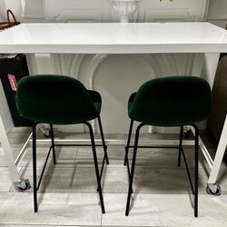 CB2 Table + All modern Stools