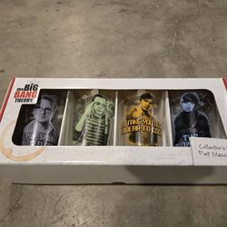 Big Bang Theory Collectible Pint Glasses NEW
