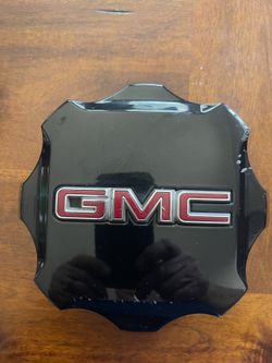 GMC Wheel Center Cap – Part #(contact info removed)1 – Black/Red Logo