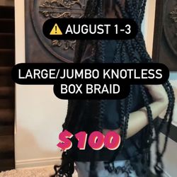 Braids For All Ages ! Book Now For AUGUST 1st-3rd For Your Next Style; Braiding hair