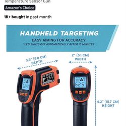 New laser pro thermometer 