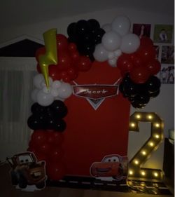 Disney Cars Backdrop props