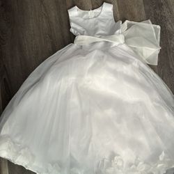White Dress For Kid 