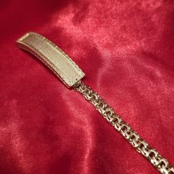 14k Yellow Gold ID Bracelet