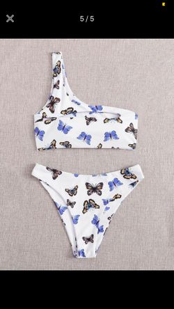 Butterfly one shoulder bikini